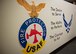 The United States Air Force Fire Protection badge is displayed on the front desk of the 354th Civil Engineering Squadron firefighter station on Eielson Air Force Base, Alaska, Sept. 17, 2021.