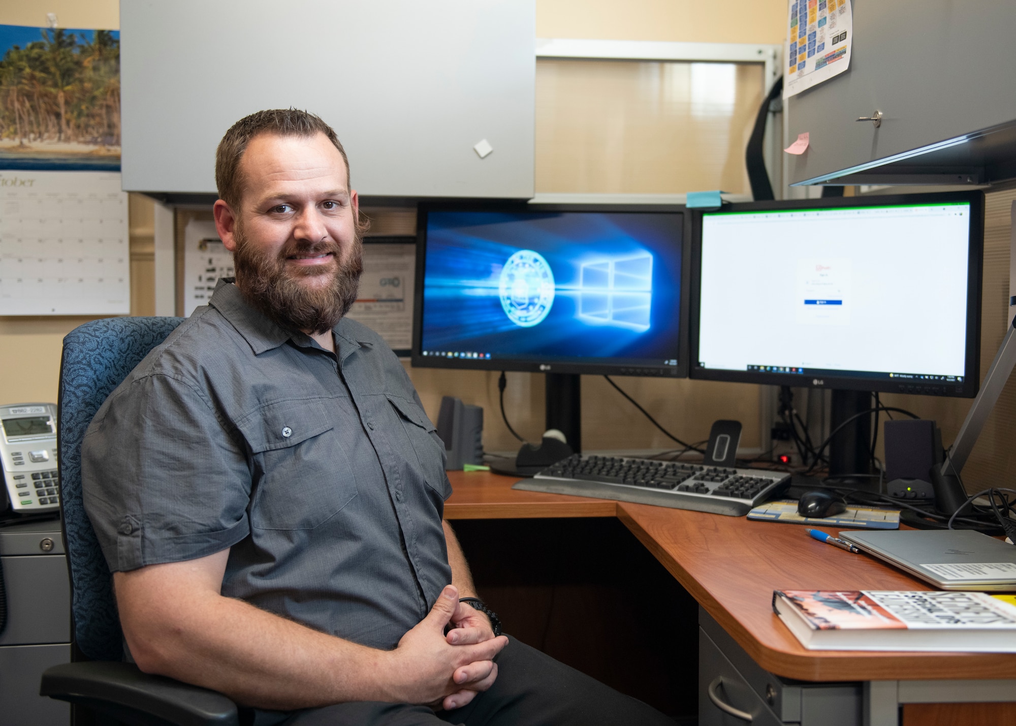 John WIlson, 919th Special Operations Wing process manager, discusses how unsing specific steps lead to solutions and create better ways to successfully accomplish simple to complex tasks in any work area at Duke Field, Florida, Oct. 2, 2021.