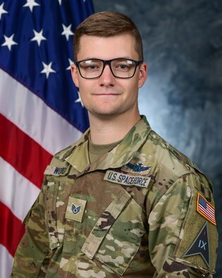 Sgt Wood poses for portrait photo