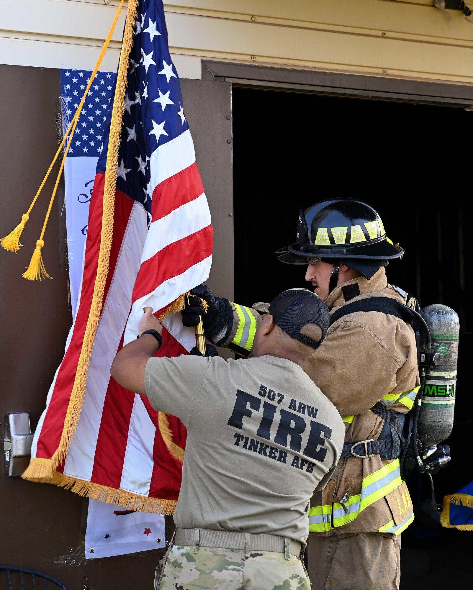 Dressing the flag