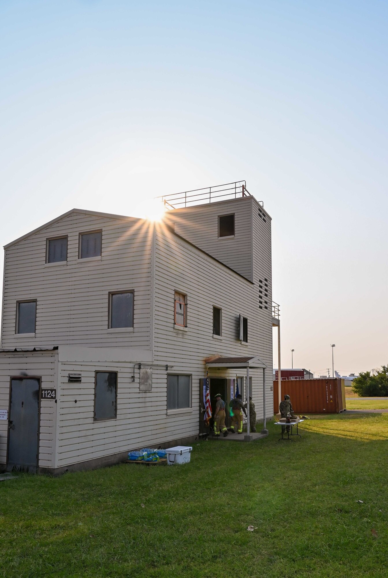 Fire training tower