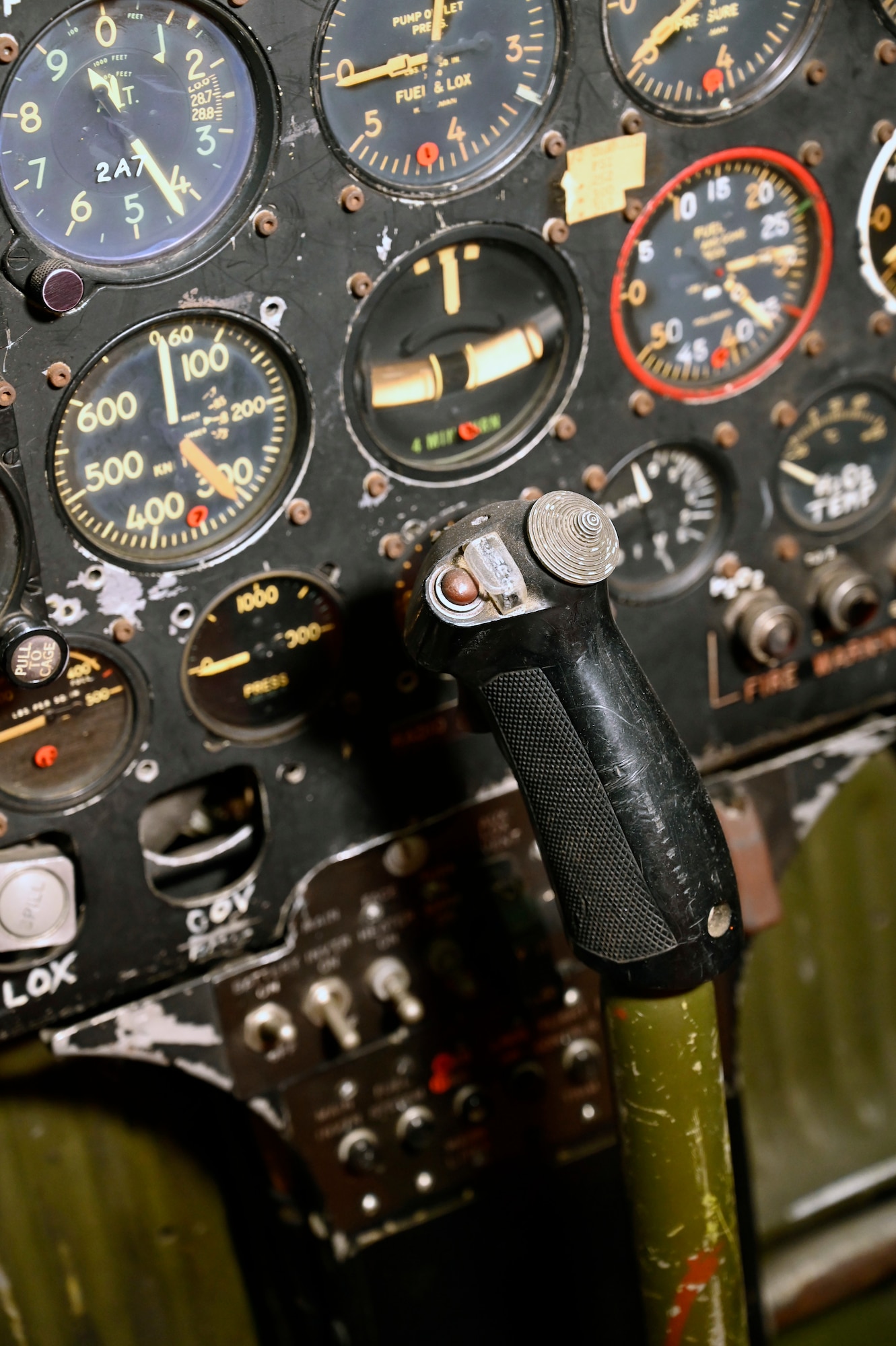 Interior views of the Bell X-1B on display in the National Museum of the U.S. Air Force Research and Development Gallery.