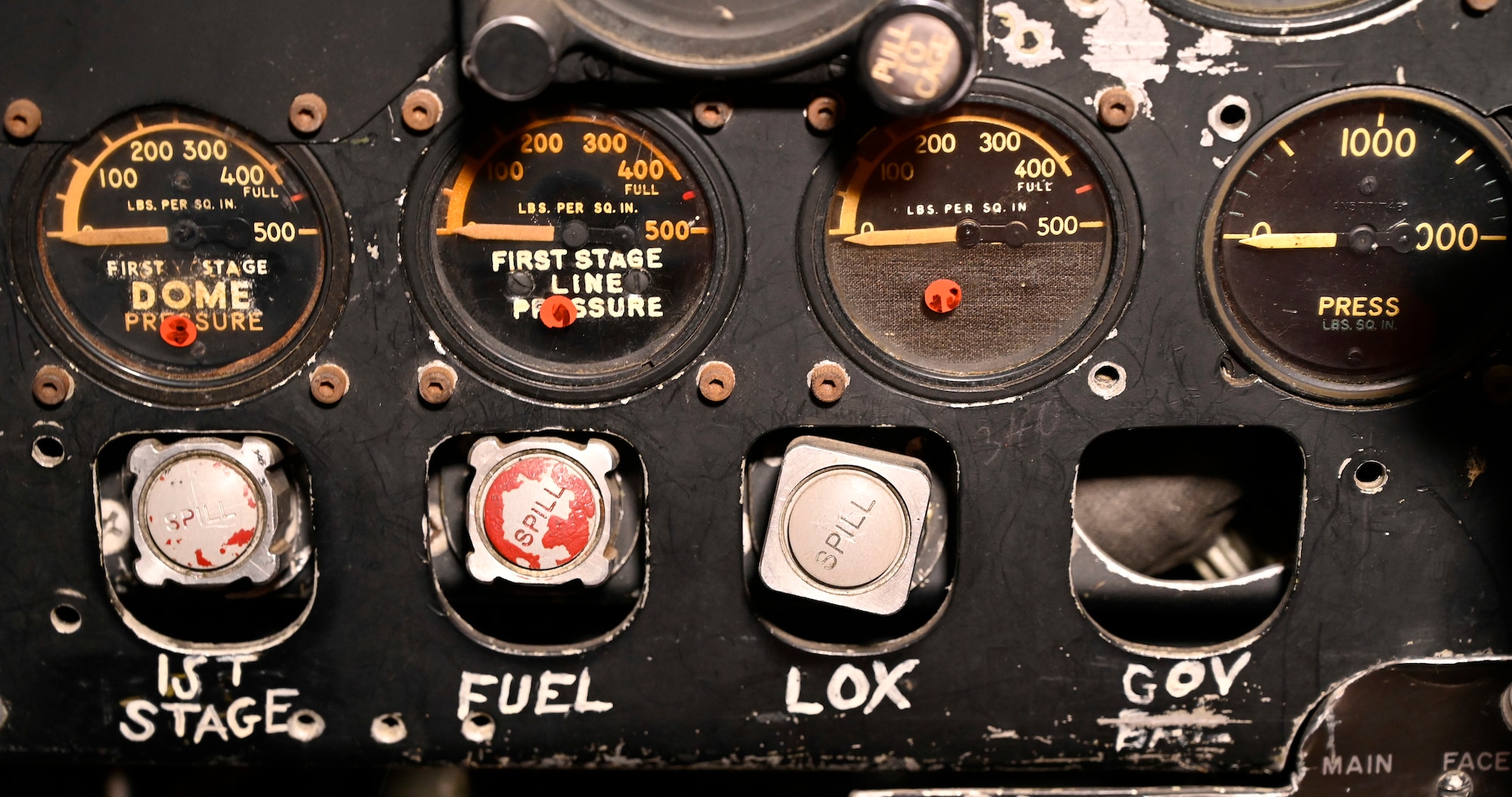 Interior views of the Bell X-1B on display in the National Museum of the U.S. Air Force Research and Development Gallery.