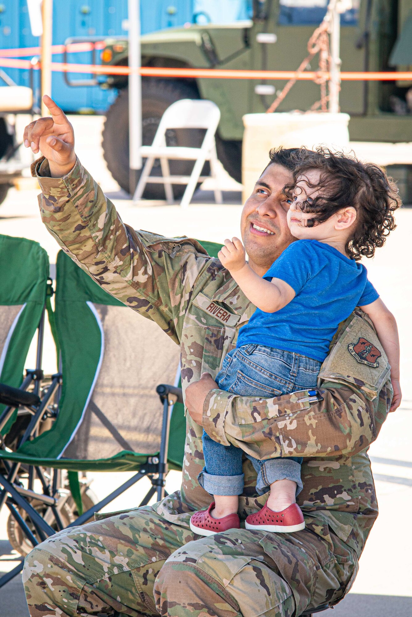 SSgt Rivera at airshow