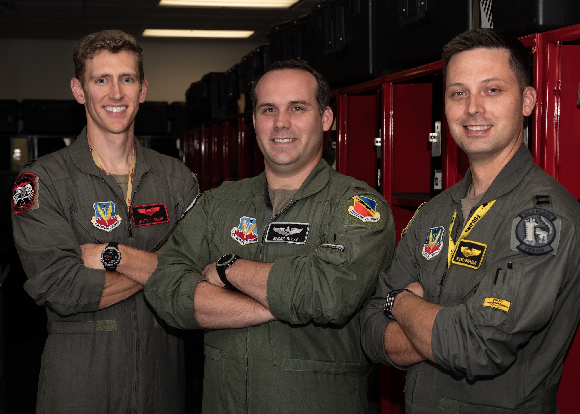 A photo of F-35 pilots