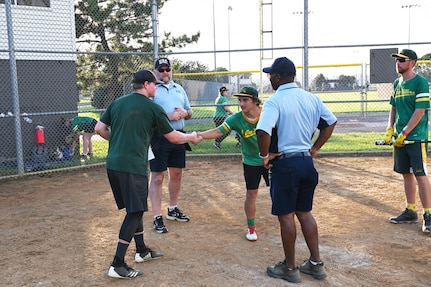 Thirty-six teams made up of U.S. House of Representative staffers competed in an all-day softball tournment Sept. 18, 2021 at Joint Base Anacostia-Bolling, Washington, D.C., in the battle for the 2021 U.S. House Softball League title. The competition is the culmination of the season of play involving 75 teams across the nation. The U.S. House and Senate softball leagues collaborate with Joint Base Anacostia-Bolling as a prime location in the National Capital Region to host this annual morale engagement. (U.S. Air Force photo by Benjamin Matwey)