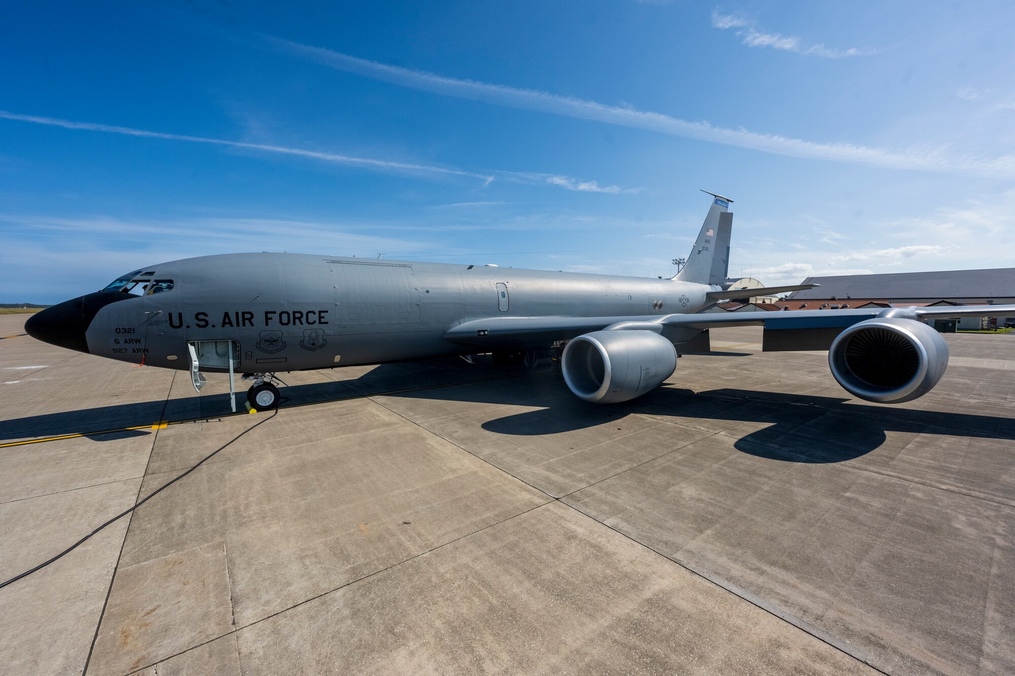 Aircraft on the flight line.