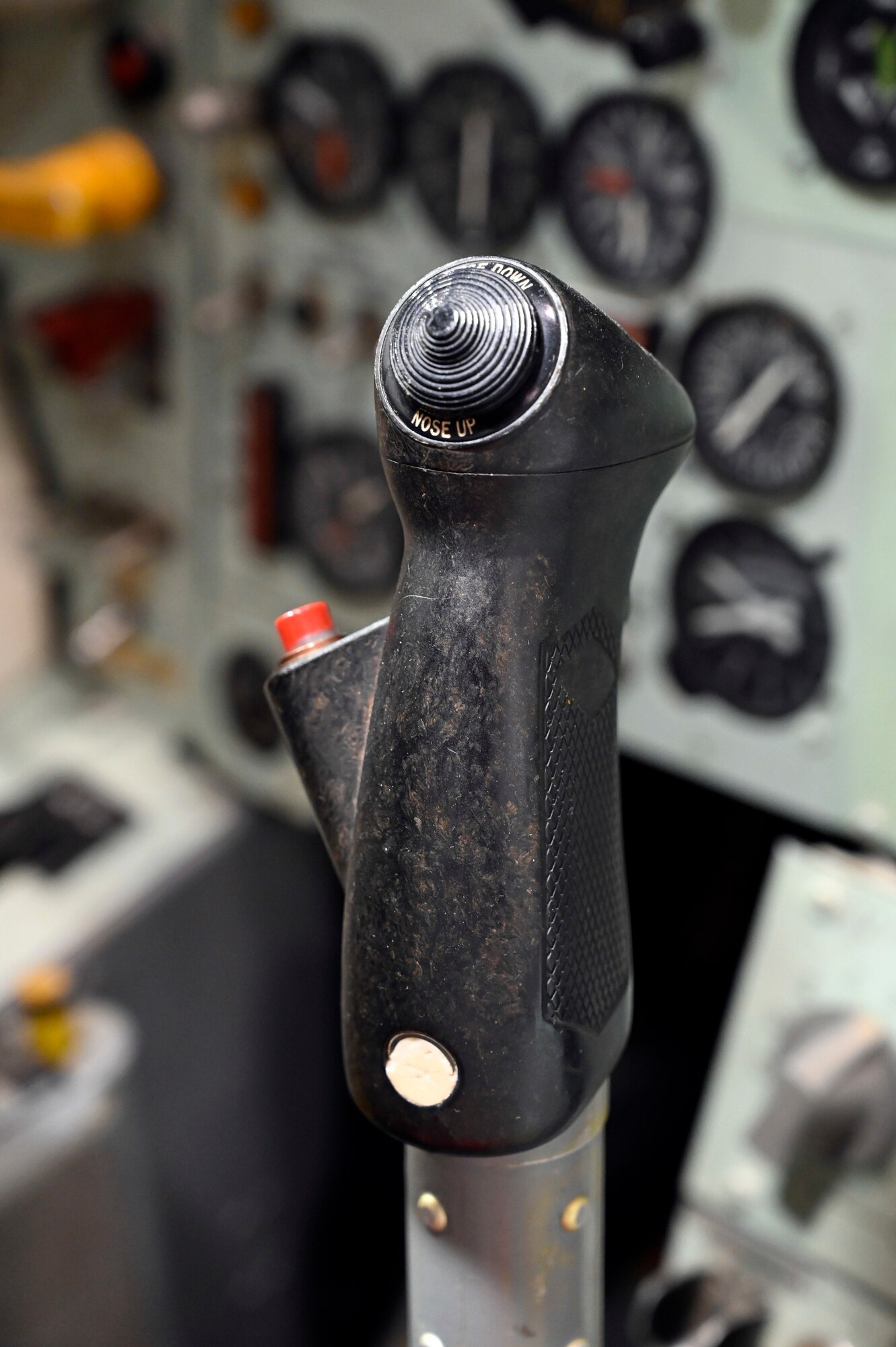 Cockpit views of the North American X-15A-2 on display in the National Museum of the U.S. Air Force Space Gallery.