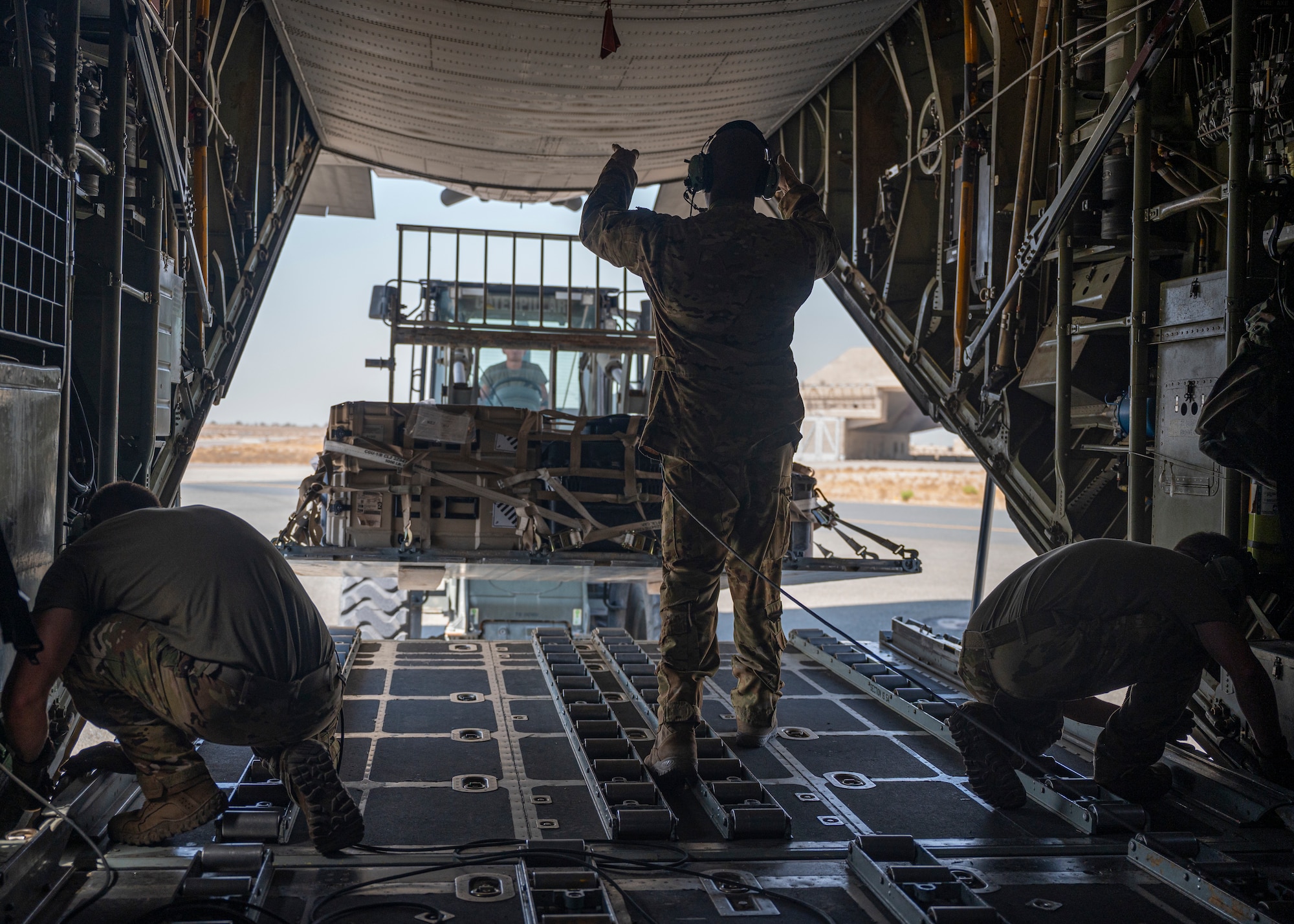 Airmen from Ali Al Salem Air Base and Al-Jaber Air Base, Kuwait, honed the 386th Air Expeditionary Wing’s force generation capabilities by training in the Agile Combat Employment (ACE) concept between the two bases during Blue Marauder 21.