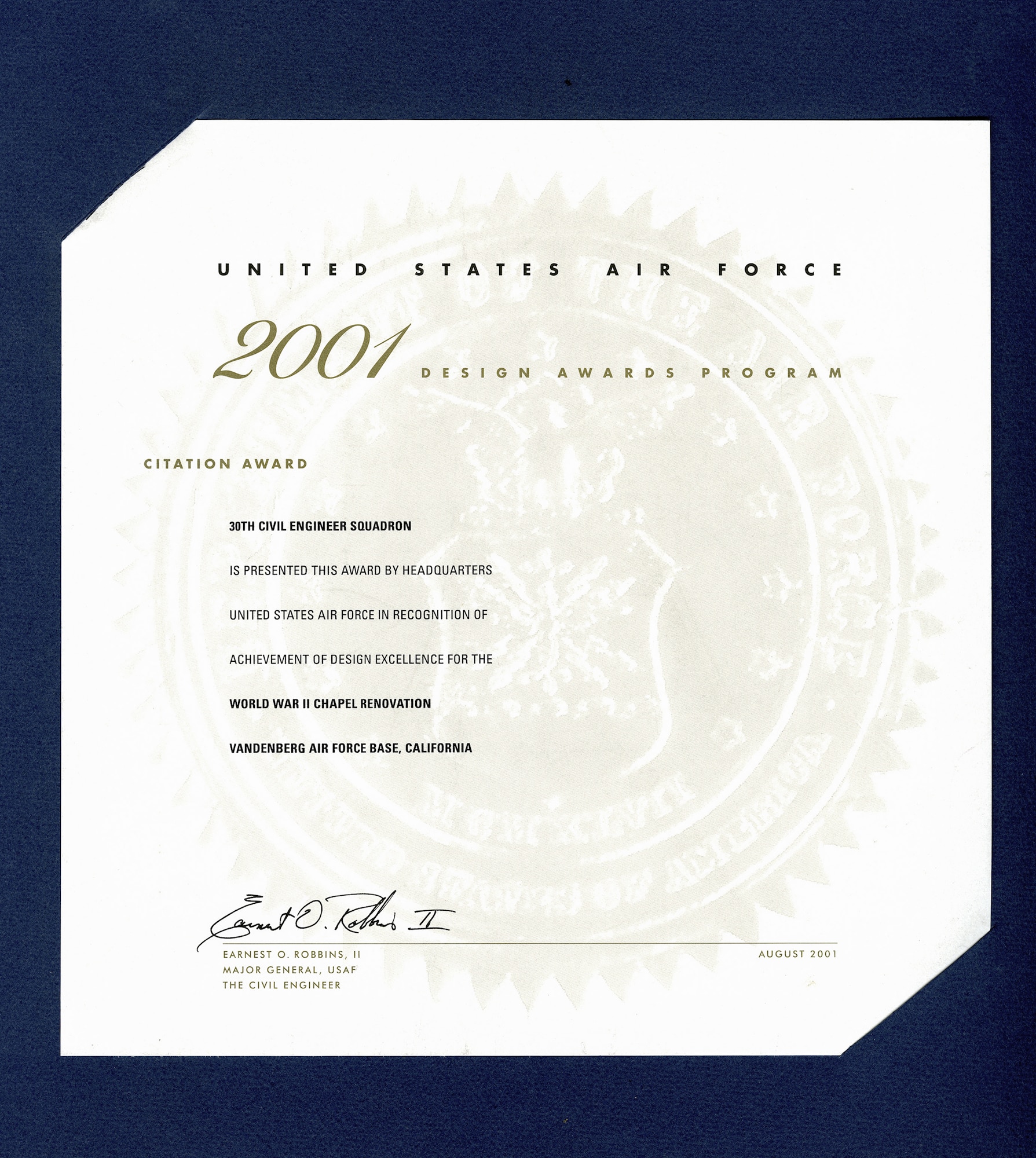 Image of Air Force Design Award