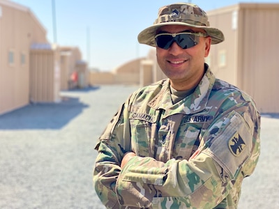 The 111th Theater Engineer Brigade is excited to recognize a Hispanic-American Soldier who serves in our ranks and is a prime example of one who embodies the DoD and Army values. 

Sgt. 1st Class Glilberto Camacho is a Soldier in the 604th FEST-A, 111th Engineer Brigade who is proud of where he came from and celebrates his heritage every day.