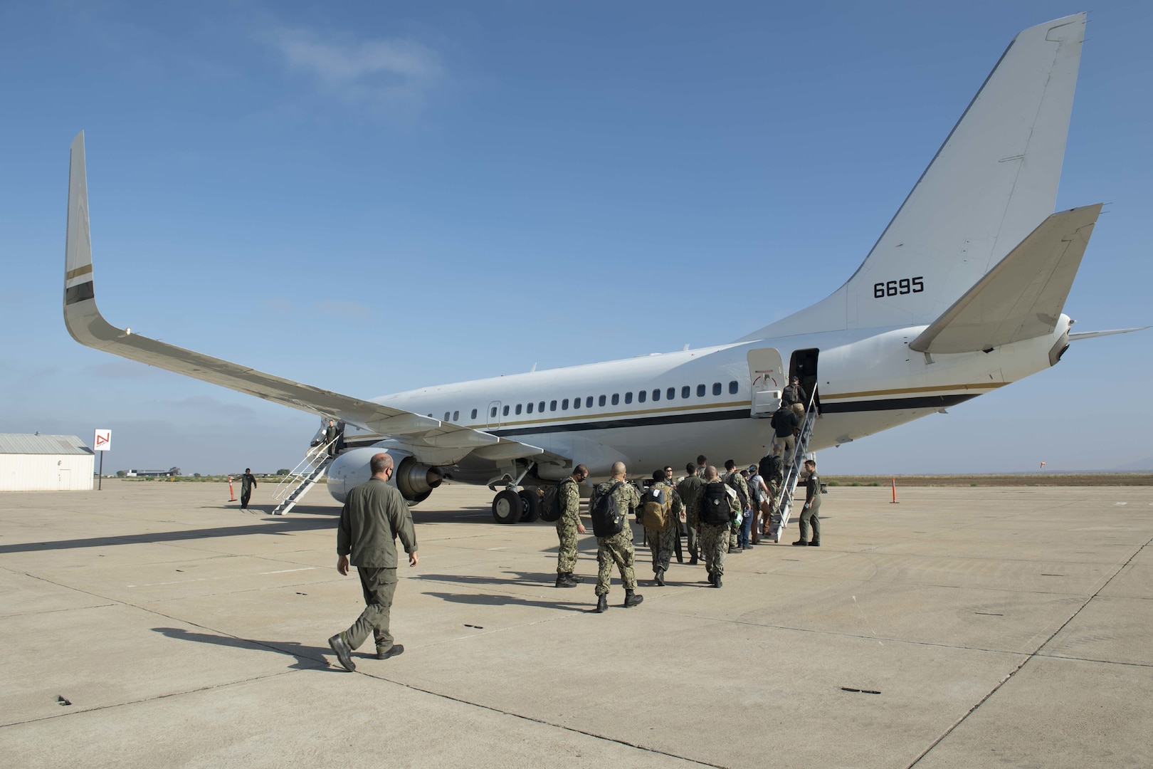 Commander, Naval Air Force Reserve Supports First CMV-22B Osprey Carrier Strike Group Deployment