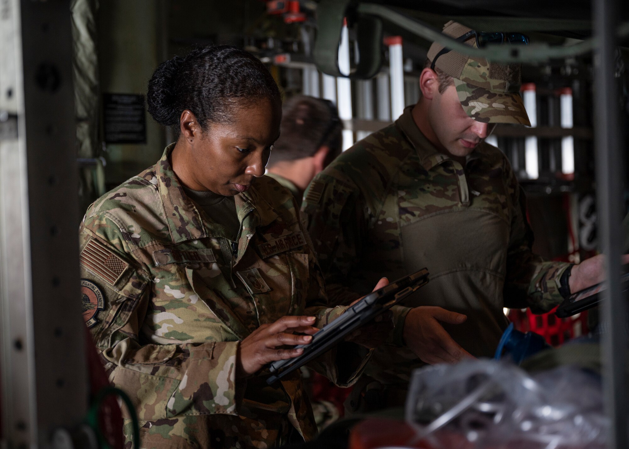 Airmen from Ali Al Salem Air Base and Al-Jaber Air Base, Kuwait, honed the 386th Air Expeditionary Wing’s force generation capabilities by training in the Agile Combat Employment (ACE) concept between the two bases during Blue Marauder 21.