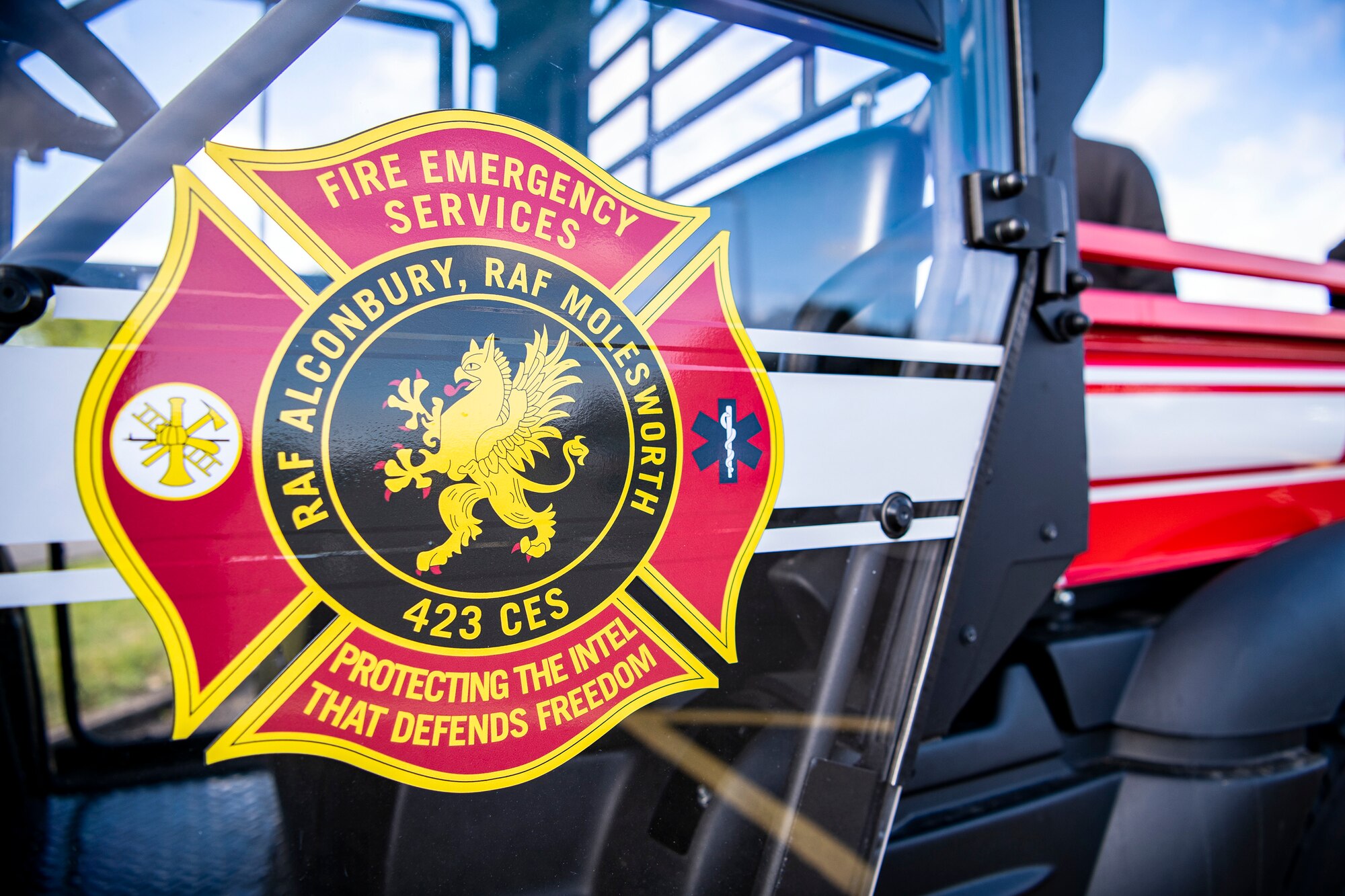 Fire prevention week takes place at RAF Alconbury, England, Oct. 4-8, 2021. Fire prevention week was designed to educate Airmen and family members from the 501st CSW on proper fire safety habits. (U.S. Air Force photo by Senior Airman Eugene Oliver)