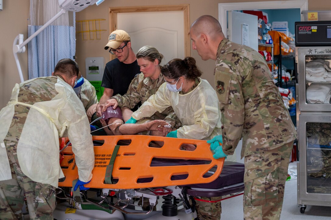 The 332nd EMDG provides medical assistance to 332nd Air Expeditionary Wing Airmen to ensure mission readiness.