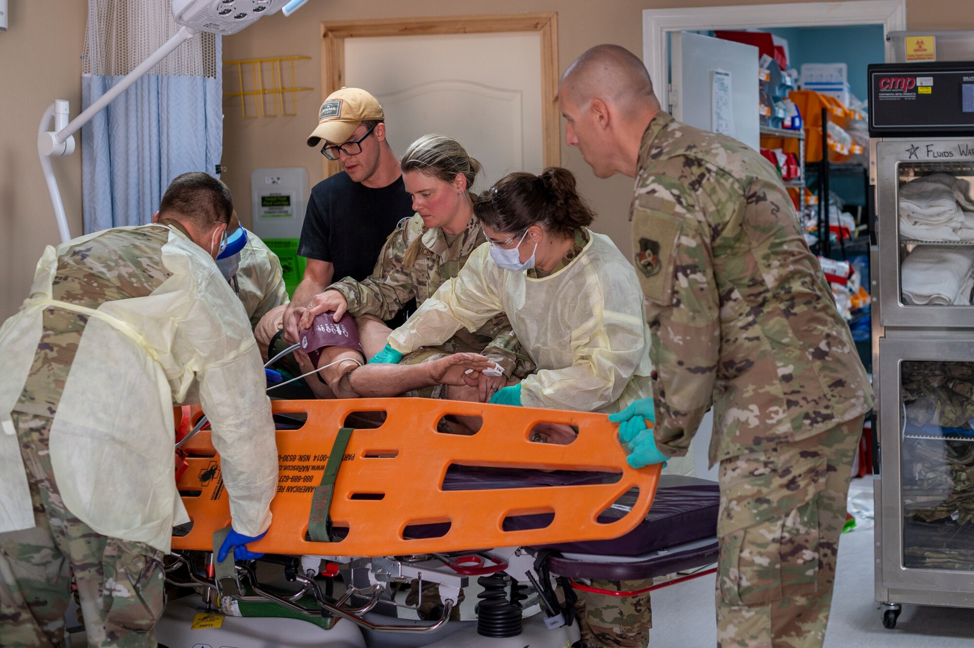 The 332nd EMDG provides medical assistance to 332nd Air Expeditionary Wing Airmen to ensure mission readiness.
