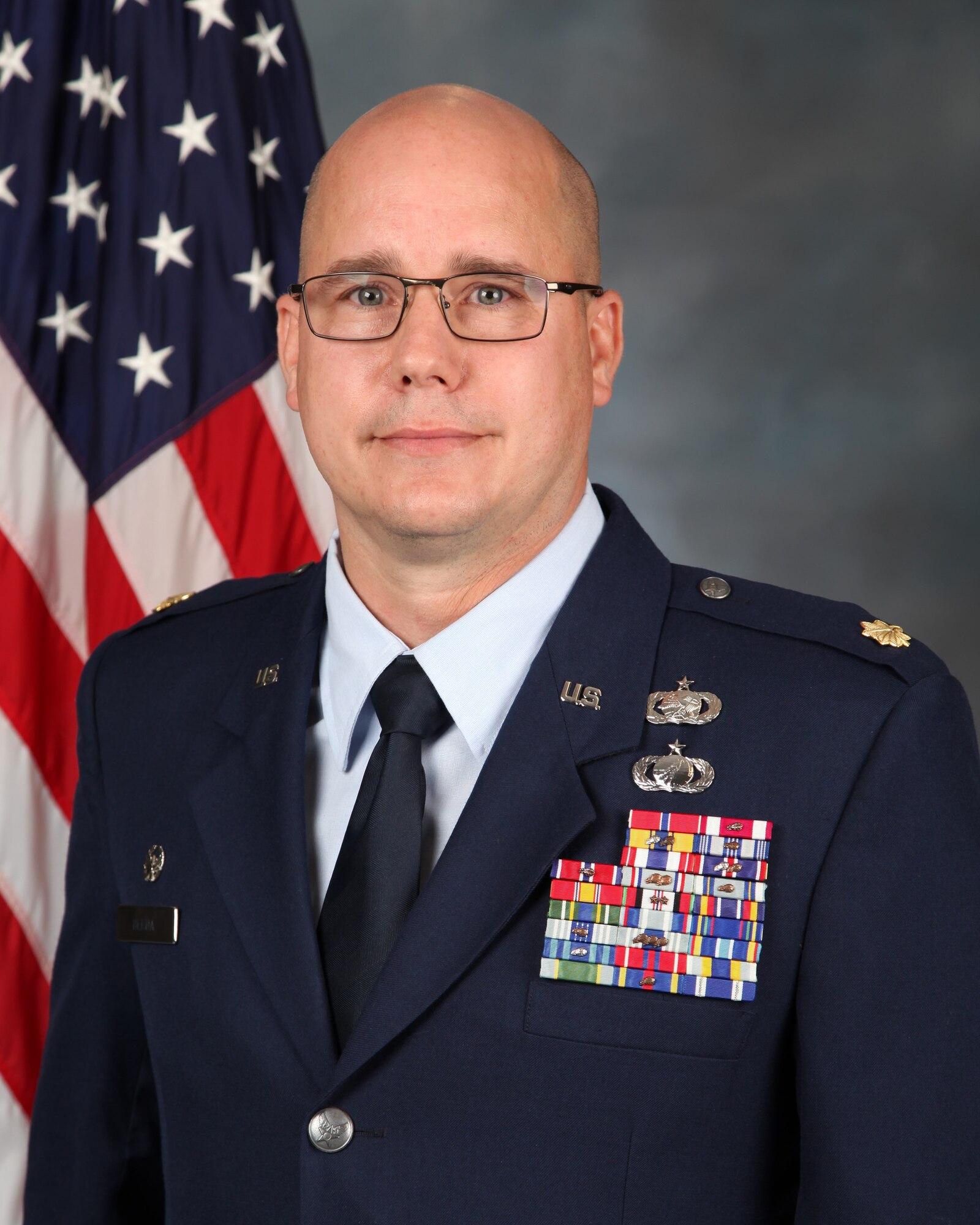 Portrait photo of an Air Force officer.