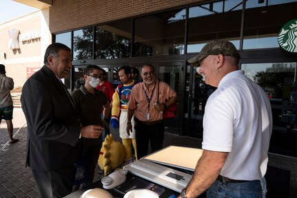 Joint Base San Antonio kicked off Energy Awareness Month by hosting an Energy Expo at the Main Exchange, Oct. 7, 2021,