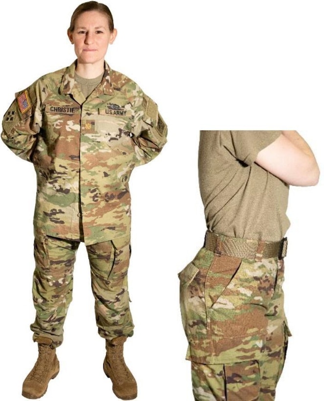 woman in combat uniform