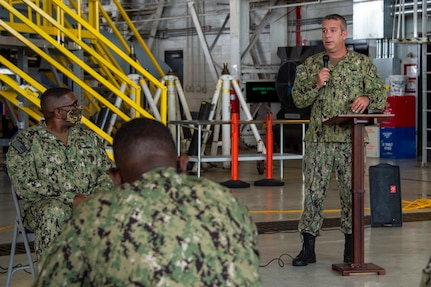 Naval Aviation Maintenance Center for Excellence – Training (NAMCE-T) graduates its first class of 17 Sailors onboard Naval Air Station Oceana, Oct. 8.