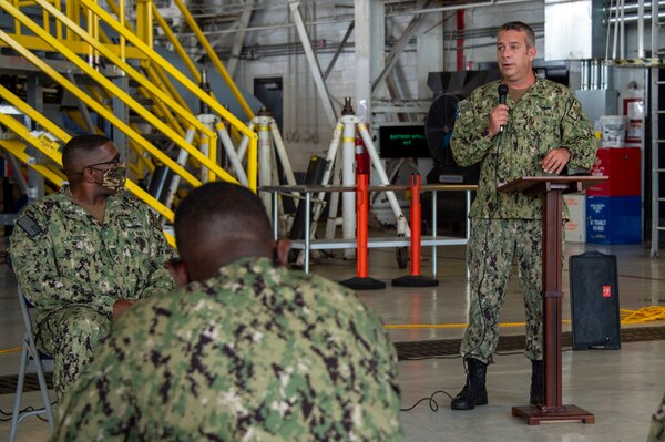 Naval Aviation Maintenance Center for Excellence – Training (NAMCE-T) graduates its first class of 17 Sailors onboard Naval Air Station Oceana, Oct. 8.