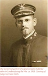 Posed professional photograph of Tampa’s captain, Charles Satterlee, taken in London in April 1918, just a few months before the loss of the Tampa. (U.S. Coast Guard)