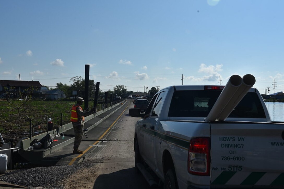 Army Reserve bridge company supports Louisiana National Guard in DSCA mission