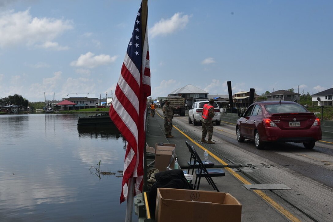 Army Reserve bridge company supports Louisiana National Guard in DSCA mission