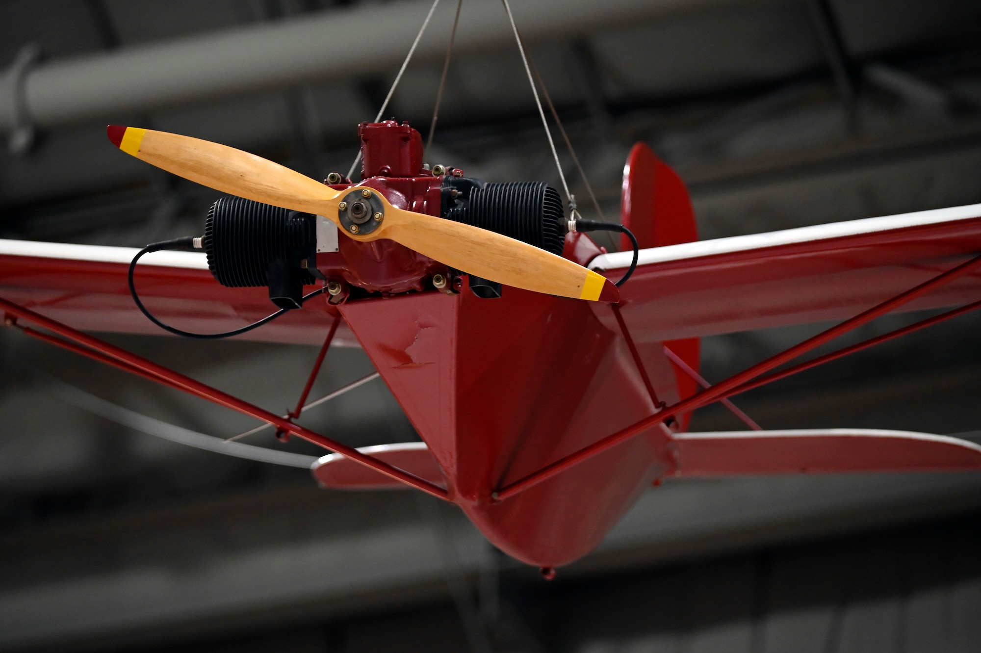 Radioplane OQ-14 on display in the National Museum of the U.S. Air Force Korean War Gallery.