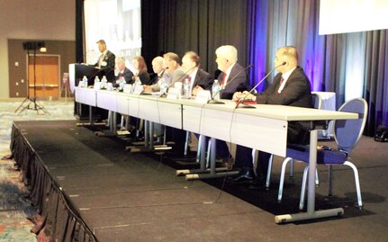 CBRND leadership speak on a panel at the 2021 CBRN Defense Conference
