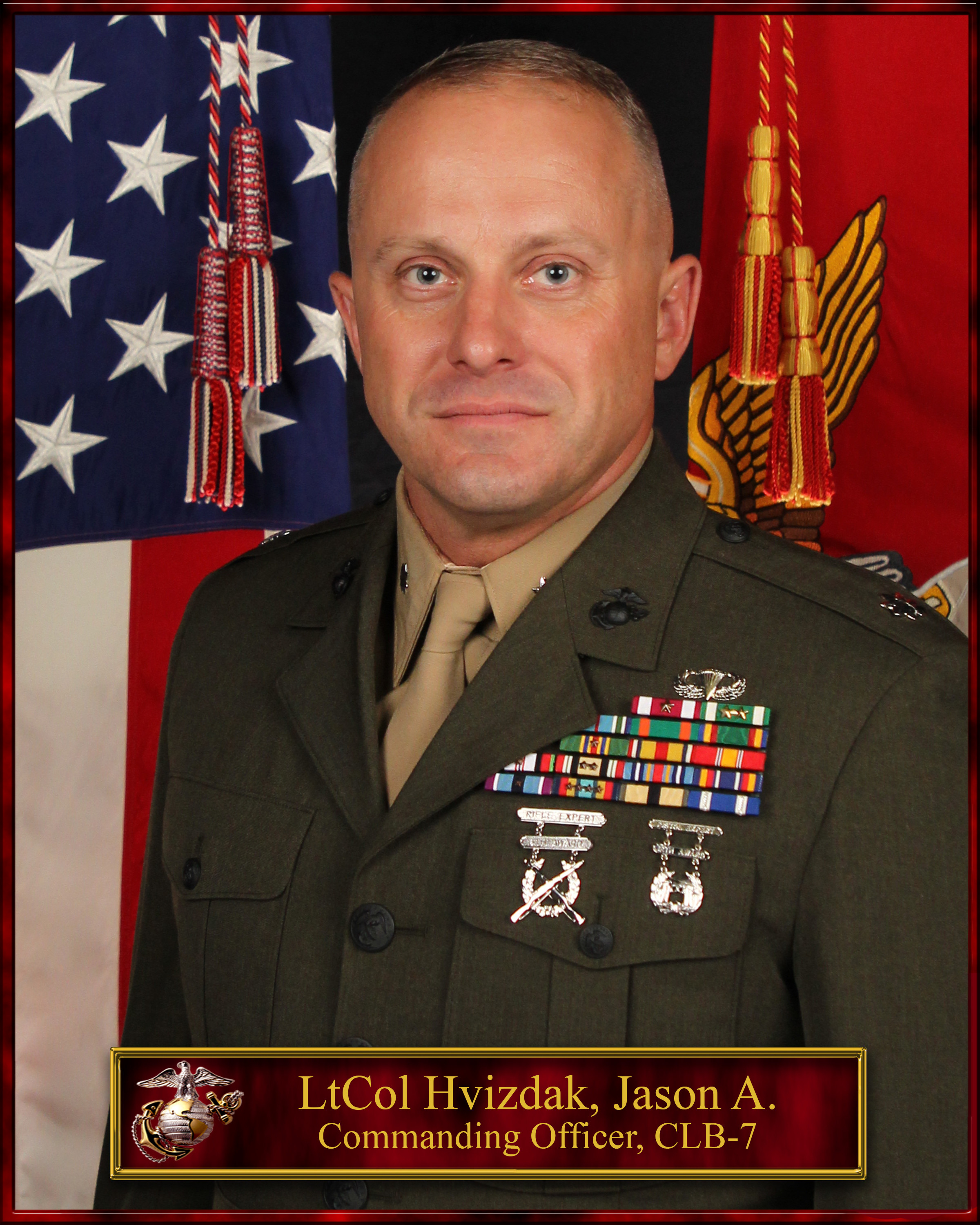 Lieutenant Colonel Jason A. Hvizdak > 1st Marine Logistics Group > Leaders