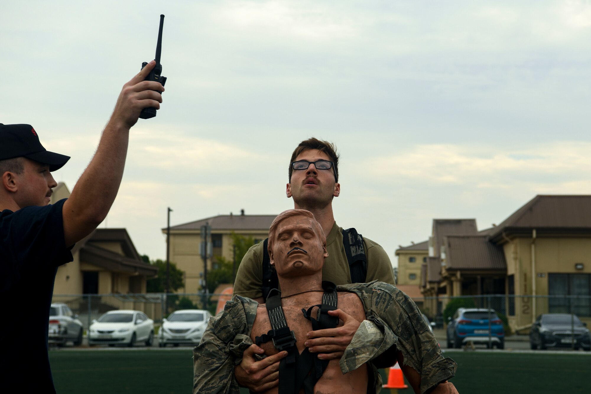 8FW Airmen participate in Fire Prevention Week