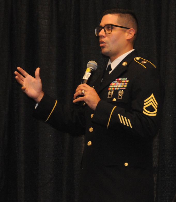 Army Reserve’s top enlisted Soldier challenges leaders to think ‘upstream’