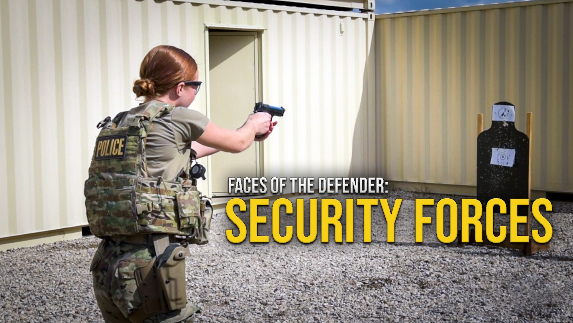 Thumbnail for "Faces of the Defender: Security Forces" video.