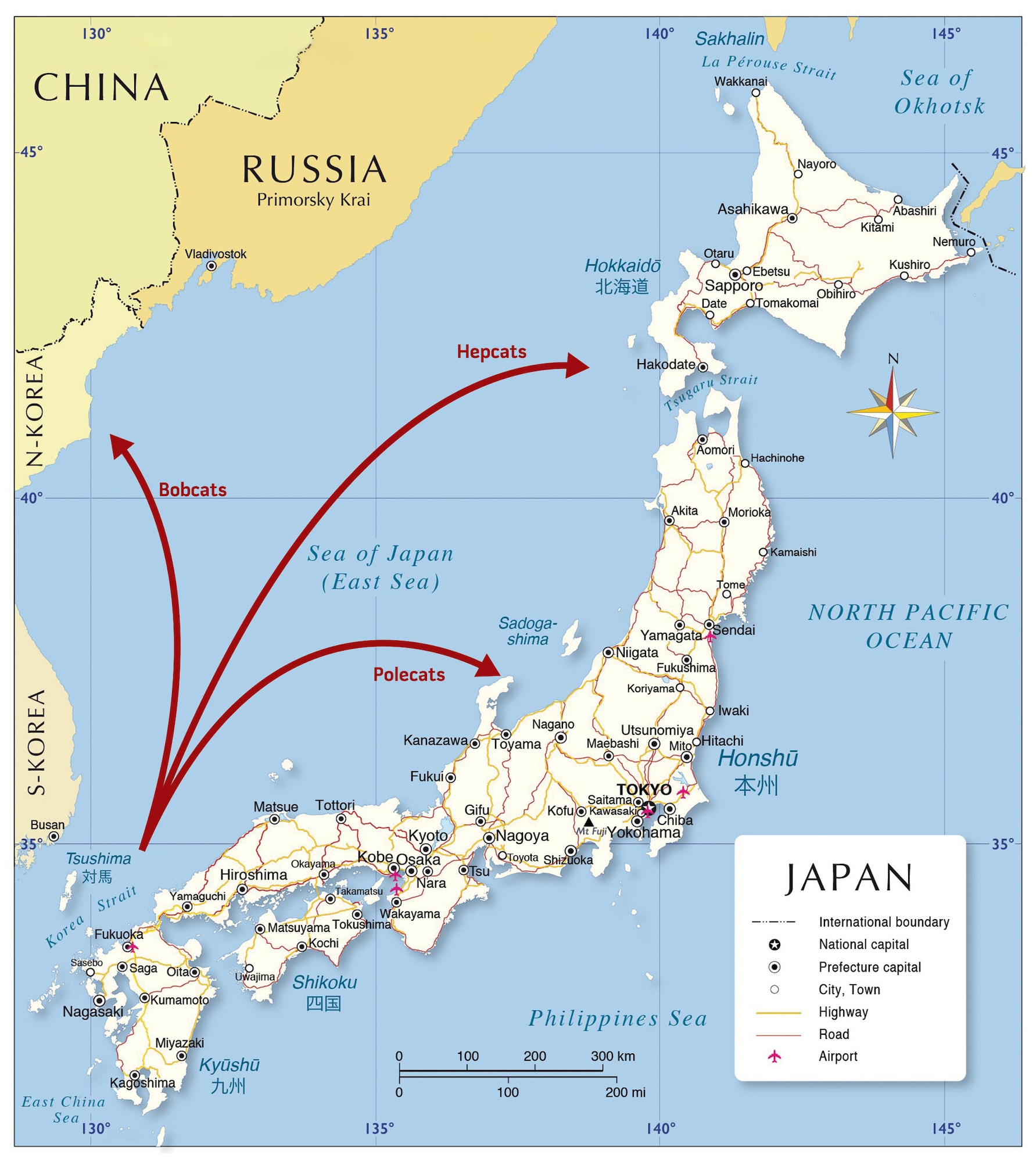 Map. Operation Barney