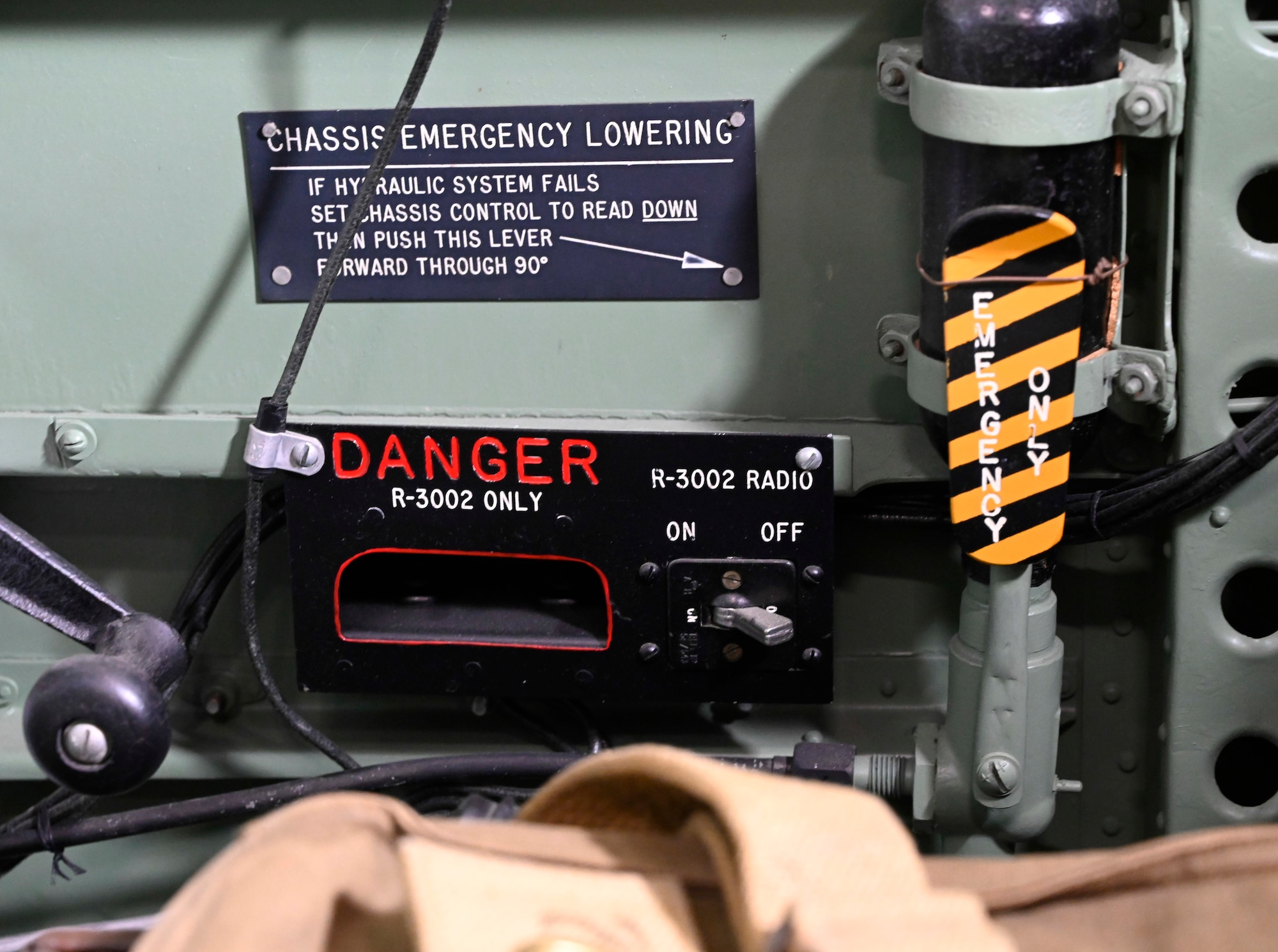 Interior view of the Supermarine Spitfire PR.XI cockpit at the National Museum of the U.S. Air Force World War II Gallery.