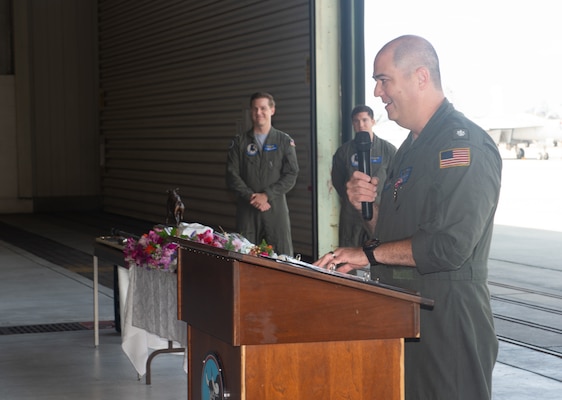 Photos of VFA-37 Change of Command