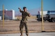 Lt. Col. Michael Hawkins, Task Force-Holloman contracting officer deployed from Seymour Johnson Air Force Base, North Carolina, throws a ball during a cricket game between U.S. service members and Afghan evacuees at Aman Omid Village on Holloman Air Force Base, New Mexico, Oct. 9, 2021. The Department of Defense, through U.S. Northern Command, and in support of the Department of Homeland Security, is providing transportation, temporary housing, medical screening, and general support for at least 50,000 Afghan evacuees at suitable facilities, in permanent or temporary structures, as quickly as possible. This initiative provides Afghan personnel essential support at secure locations outside Afghanistan. (U.S. Army photo by Pfc. Anthony Sanchez)