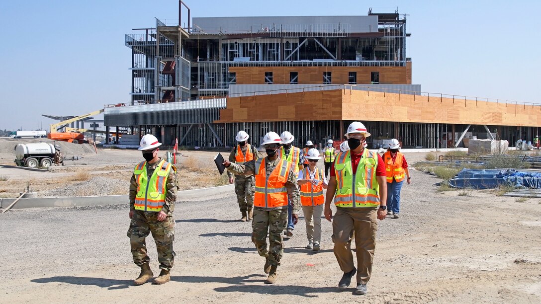 South Pacific Division Commander visits Stockton VA project