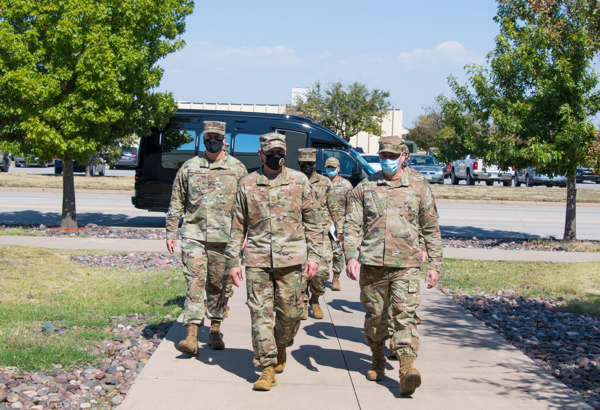 AETC Chief Master Sgt. Erik Thompson visit