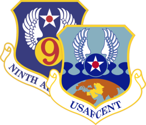 9AF/AFCENT Combined Patch Logo