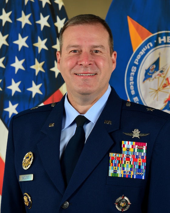 This is the official photo of Brig. Gen. Chad D. Raduege.