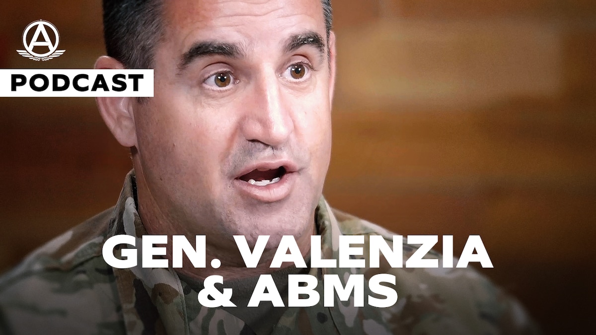 At Altitude podcast with Brig. Gen. Jeffery D. Valenzia discussing the U.S. Air Force's development of the Advanced Battle Management System or ABMS.
