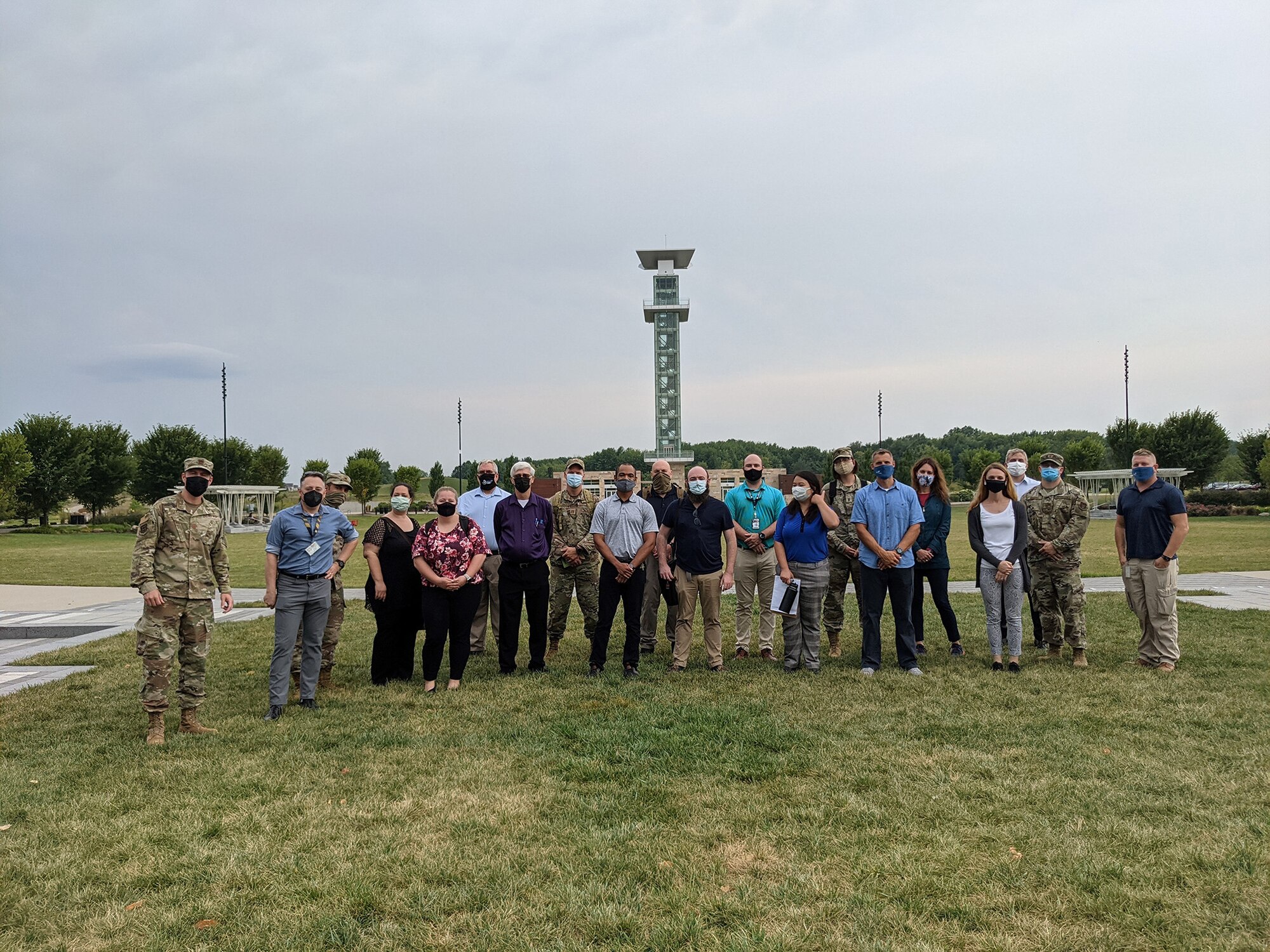 Students in the Air Force Institute of Technology Civil Engineer School’s comprehensive planning development (WENG 520) course visited "Summit Park" in Blue Ash, Ohio. A 130 acre park complemented by millions of dollars of development focused on a high quality of living. (Contributed Photo)