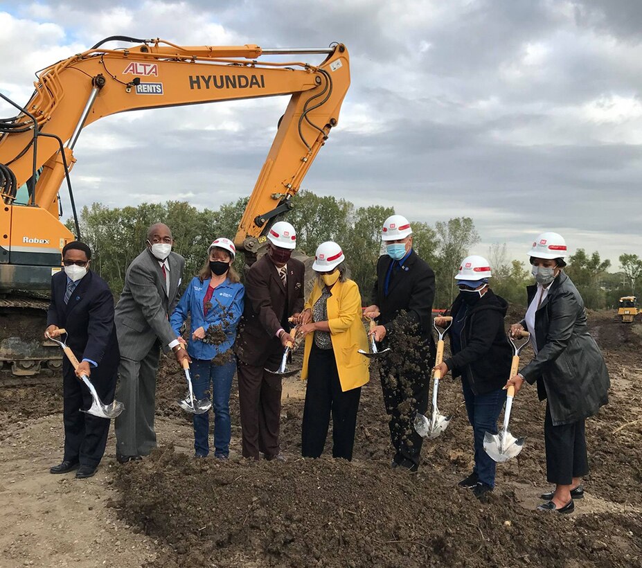 Corps, officials mark end of Village of Richton Park storm sewer improvement project