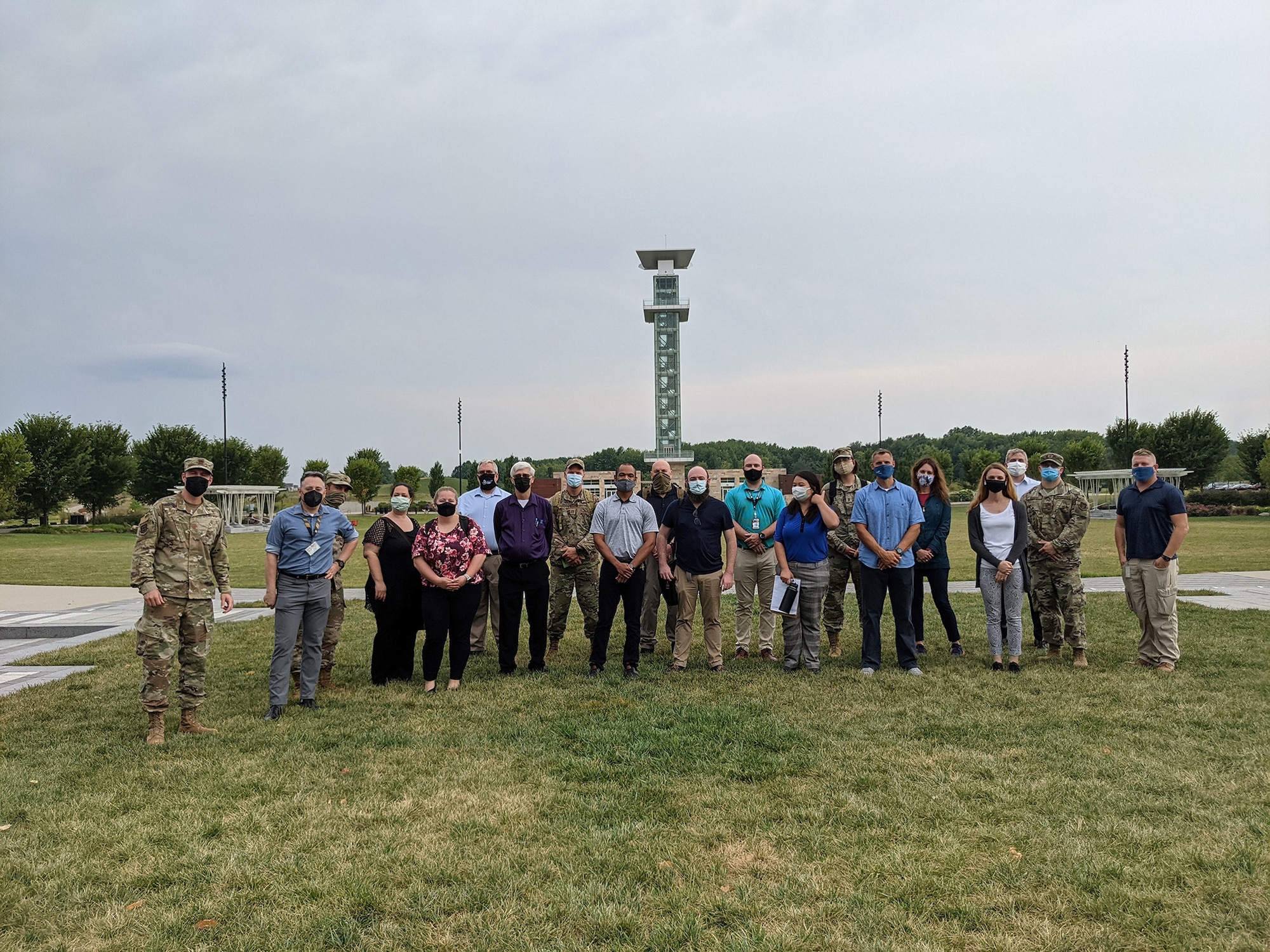 Students in the Air Force Institute of Technology Civil Engineer School’s comprehensive planning development (WENG 520) course visited "Summit Park" in Blue Ash, Ohio. A 130 acre park complemented by millions of dollars of development focused on a high quality of living. (Contributed Photo)