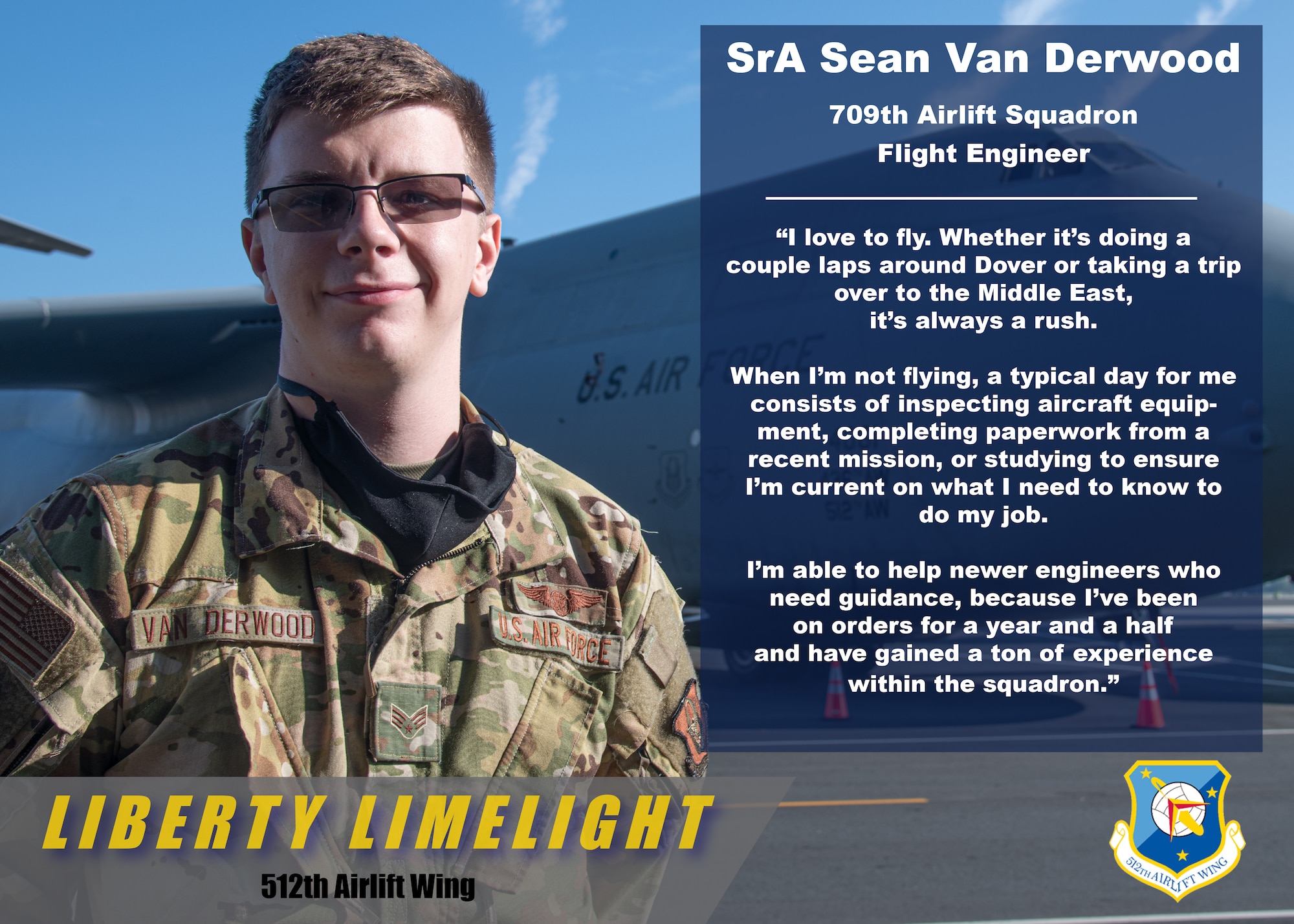 Liberty Limelight: SrA Sean Van Derwood