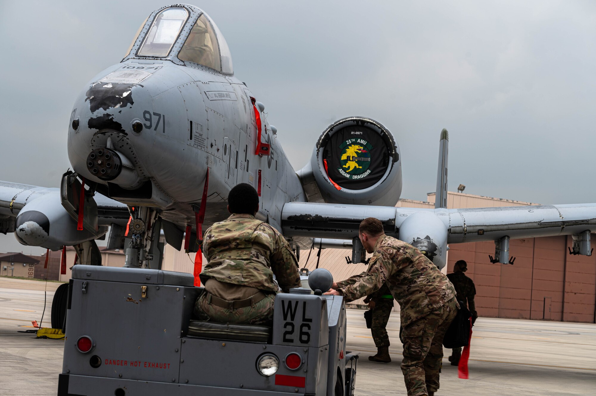 51st Maintenance Group loads a munition onto an A-10 Thunderbolt II “Warthog” at the 3rd quarter load competition