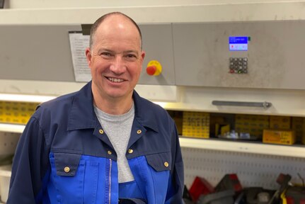 Matthias Eisenhut is a maintenance specialist and inspector at the Baumholder Maintenance Shop and POV Inspection Station, Base Support Operations Maintenance, 405th Army Field Support Brigade. Eisenhut said the most important service his team provides to the Baumholder military community is their support to the fire station on Smith Barracks. We maintain a strict service schedule and conduct maintenance and repairs on seven fire trucks and multiple other equipment pieces belonging to the fire station, he said.