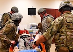 Medics and nurses from the 104th Medical Group trained to receive their Tactical Combat Casualty Care certificates Sept. 18-19, 2021, at the Hartford Hospital Center for Education, Simulation and Innovation in Hartford, Conn. The training focused on providing the best trauma care on the battlefield.